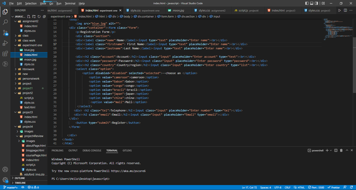 Vicky_lovescode's tweet photo. what i did today, actually it was my college Assignment but yea 😅.59 of #100DaysOfCode. https://t.co/JozyYZfA3g