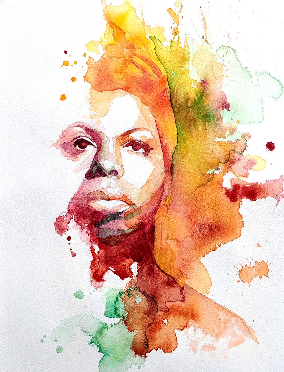 kumako's tweet photo. Nina Simone

The lady I respect and admire.

#NinaSimone #NinaSimonefans #NinaSimoneforever #illustration #drawing #figuredrawing #artwork #artoftheday #painting #watercolor #portrait #musician #art #artist #artlife #sketch #illustrator #creative #music #seattleartist #musician https://t.co/qxZL4GCEk5