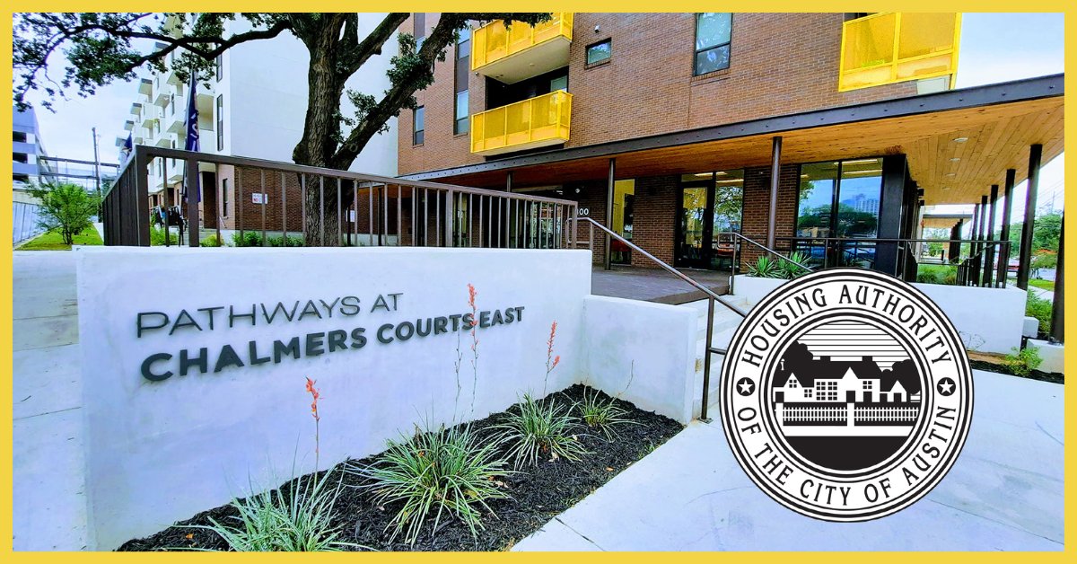 Hacanet's tweet photo. Join us tomorrow, 5/20 at 9am, for the ground-breaking & ribbon-cutting ceremonies at Chalmers Courts. See the progress as we add 156 new units of mixed-income affordable housing for our residents and hear from local leaders @MayorAdler + @CM_Renteria. #Build4TheFuture https://t.co/XfqQpVbMKN
