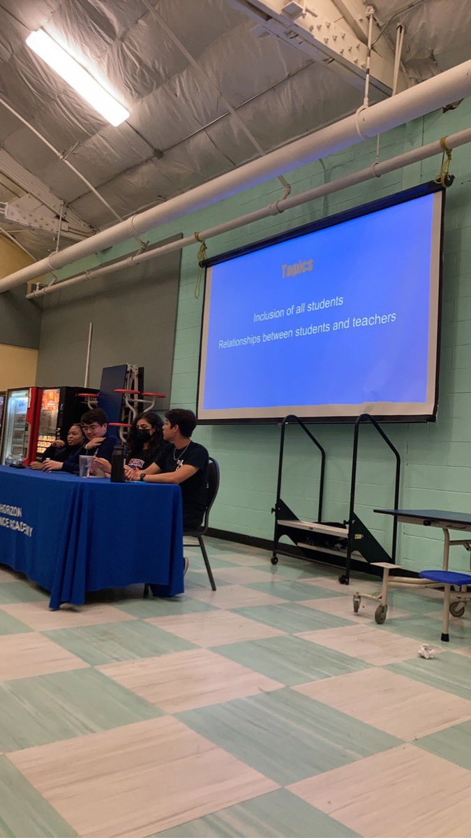 HSAMcKinleyPark's tweet photo. Our High School student panel is starting right now! We are proud of our students leaders Havilyn, Nick, Alejandra and Leonel for bringing important matters to talk about and bring  awareness!! #studentstrong https://t.co/NL5xi4LyTe