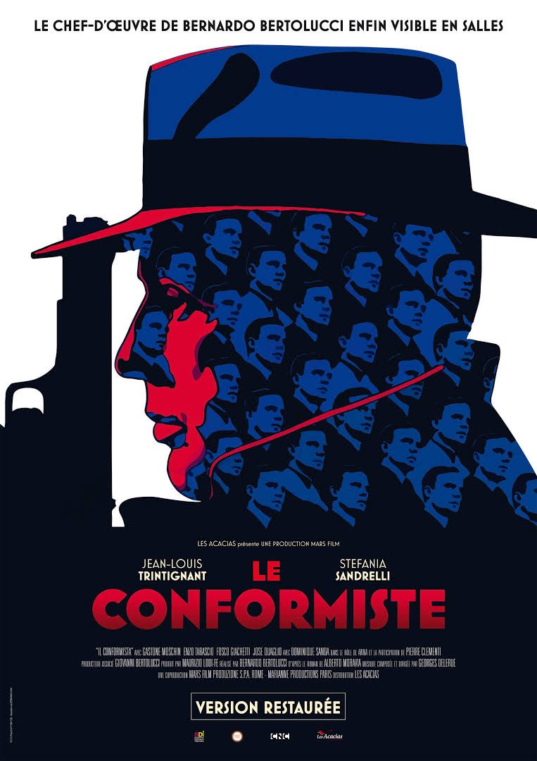 makemyday70s's tweet photo. Découverte du #Conformiste (1970) 
En voulant coché toutes les cases de la normalité, un homme, traumatisé par son enfance, se noie dans le fascisme. Un film politique fort porté par la superbe photographie de Vittorio Storaro et la performance tout en retenue de Trintignant. https://t.co/zLgBpxJDsE