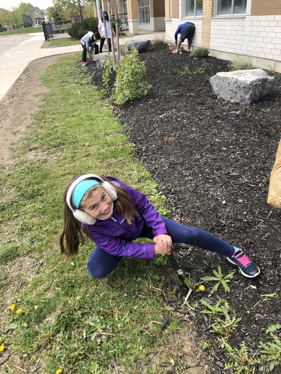 Our school garden needs a lot of TLC to get it ready for the season &amp; who better to do it than the St. Peter Green Team! Thank you to the grades 5 &amp; 6 students who came out to help us pick weeds &amp; clean up our Garden 🪴❤️ <a href="/stpetersmilton/">St. Peter C.E.S.</a>