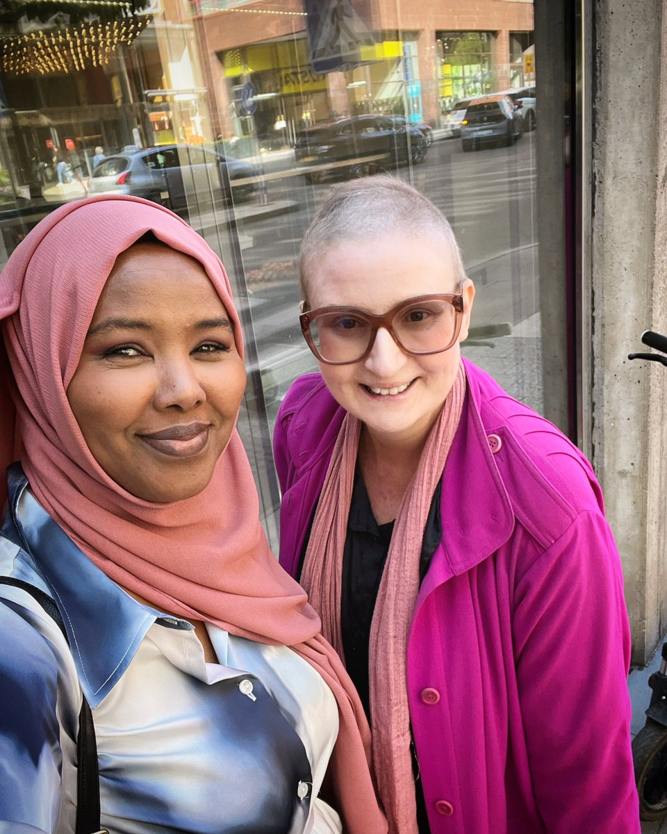 Great to meet my friend @AmbRhodaJElmi today. Rhoda and I met the first time almost twenty years ago in Hargeisa. Today she is the Deputy Minister of Finance in Somaliland. Good discussions on #WhyDemocracyMatters #ChangingTheFaceOfPolitics