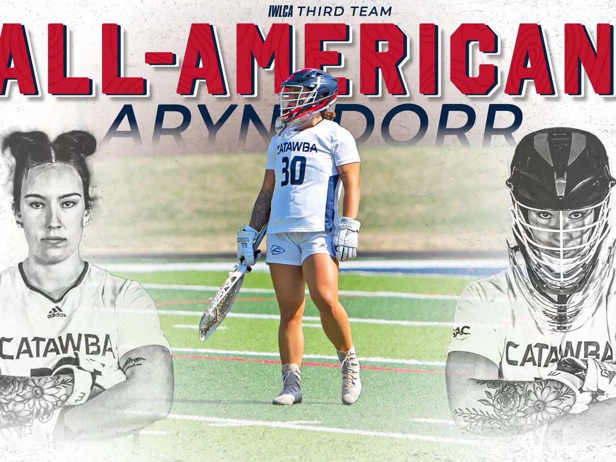 CatawbaIndians's tweet photo. 🚨 BREAKING 🚨

Aryn Dorr (@aryndorr_) becomes the first All-American in Catawba College women's lacrosse history!!!

Full story 📖: https://t.co/XptvLyiZOn https://t.co/esspCKHisQ