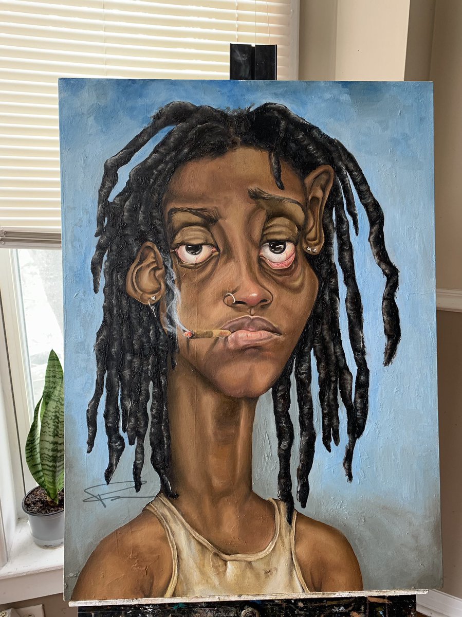 asvpxparry's tweet image. “Gloomy day” oil on canvas, 2022