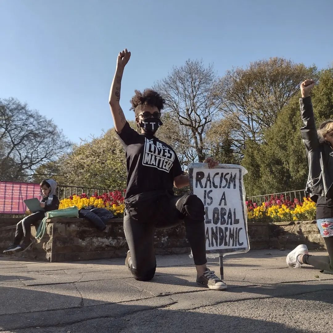 Rest in Power. #Sheffield  will be paying tribute to #GeorgeFloyd who was murdered 2 years to the day. 25th May 530pm. Devonshire Green. Called by TakeTheKnee.  #NoJusticeNoPeace #BlackLivesMatter