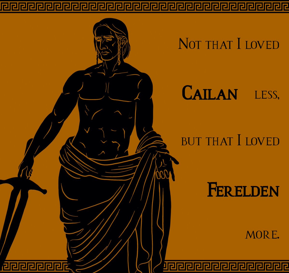 JudithMacTir's tweet photo. My favorite Dragon Age character in the style of my favorite time period with my favorite (modified) Shakespeare quote #LoghainLove
(I saw the idea of Loghain having similarities to Brutus somewhere and it didn't let me go, so I had to create my own image of it.) https://t.co/QSM5JiAJRD