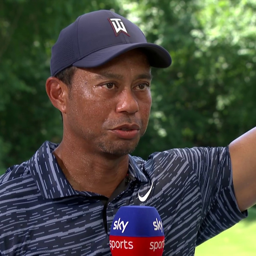 Sky Sports on Twitter ""Physically I've felt better!" 😅 Tiger Woods