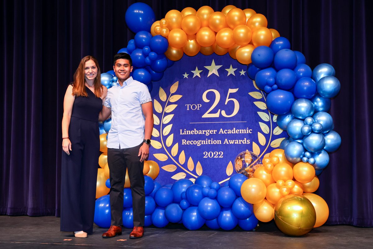 HaysCISD's tweet photo. It was an evening filled with smiles, laughs and plenty of Hays CISD pride as our @HaysEF May 18 celebrated our district’s academic elite with the annual Linebarger Recognition Award ceremony! https://t.co/x4iXUwJTxW