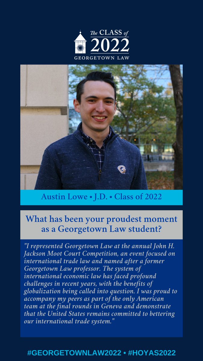 GeorgetownLaw's tweet photo. The #Hoyas2022 commencement fun is going strong on our Instagram page! This week, we're sharing stories, thoughts and reflections from our graduates in our IG Story. Find us at https://t.co/3QTYP565nR
#georgetownlaw2022 #hoyalawyas #classof2022 https://t.co/I2mWWi3YWI