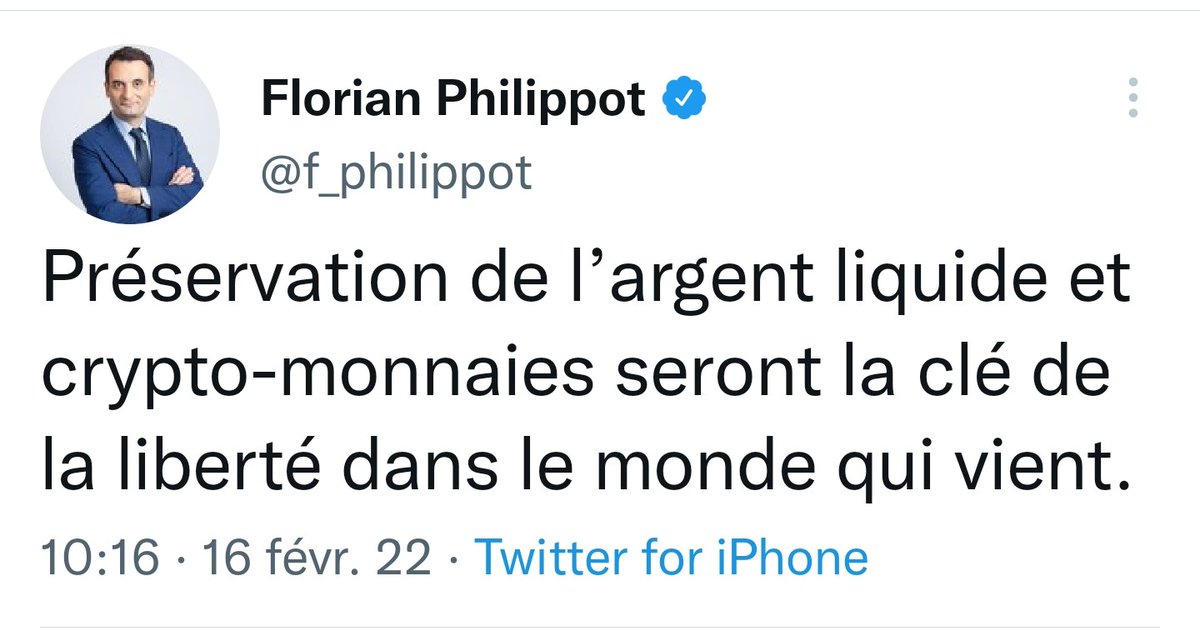 AdrianZublin's tweet photo. @f_philippot Qu'il la ferme, sa grande gueule débile, #Floflotte la #putaclic !

Ça suffit de débiter mensonges et fakes et de faire croire aux #gueux écervelés que les #Patrichiottes les aident.

Nouvel exemple : Quand #PhilippotGate, le 16/2/22 pousse aux crypto, ça donne l'effondrement !😂 https://t.co/XSfDfhVss4