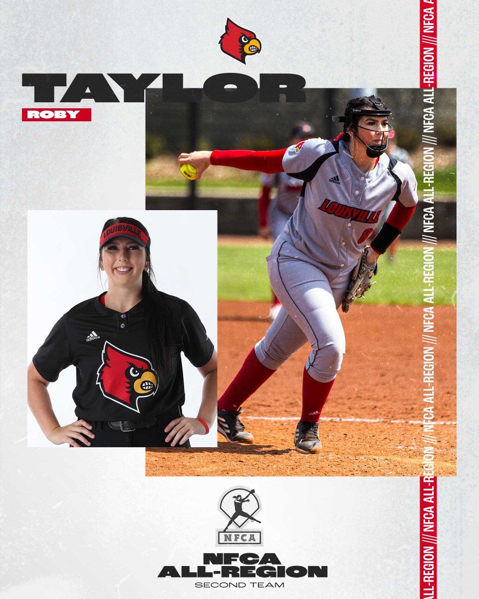 LouisvilleSB's tweet photo. Big time‼️

Congrats to @CarmynGreenwood &amp; @taayyroby13 for being named to the @NFCAorg All-Region Team!

📰 https://t.co/A2pYKQzLkf

#GoCards https://t.co/QLsOrlFNcu