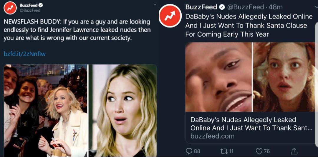 xMyTweetx's tweet photo. @BuzzFeed Hahah look at #ShitFeed trying to act like they have morals 😂🤣😂🤣😂🤣 People don’t forget #ShitFeed https://t.co/mJVsHKzLIx