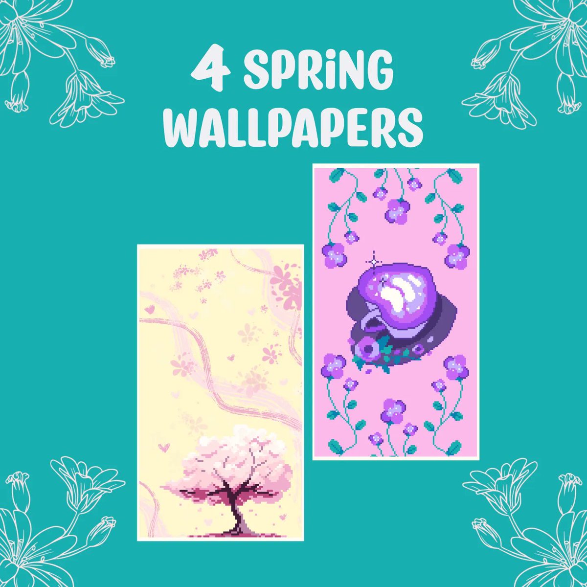 ArtDrych's tweet photo. 💜HIATUS GIFT💜

Due to exams I am currently on hiatus but still I wanted to gift you something nice and cute with a fairycore/cottagecore wallpapers I made!✨

You can get them from free on my ko-fi https://t.co/xzSaLsffR7

~~~~
#pixel #gift #giveaway #art #digitalart #wallpaper https://t.co/gUGgPLNi5H