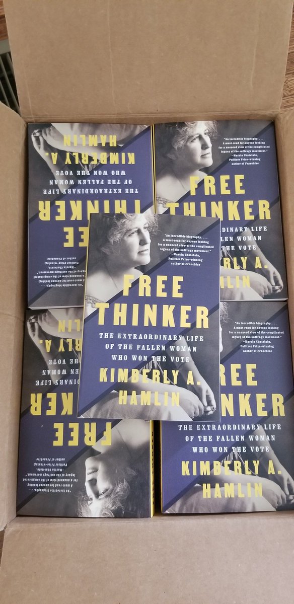 ProfessorHamlin's tweet photo. Speaking of bodily autonomy + political autonomy... look what arrived in the mail today! The paperback of #FreeThinkerBook @wwnorton! Now available for pre-order. https://t.co/RGGGWTt67h