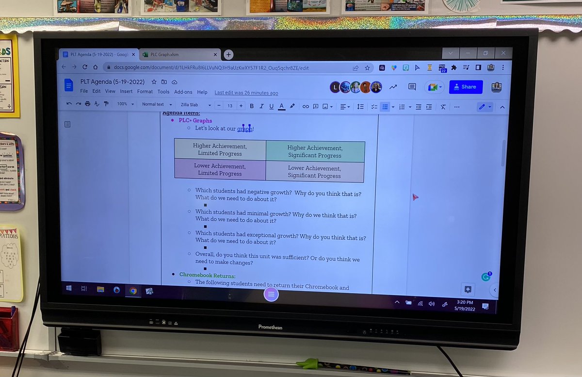 RozanneTodd's tweet photo. The 5th grade PLT @DDEDolphins rocks data analysis with the #PLCPlus protocols🙌🏻Such a testimony to collaboration, trust, and collective inquiry @WCPSSProfLearn @barbsf @WCPSSTeam https://t.co/9uewhgFcT4