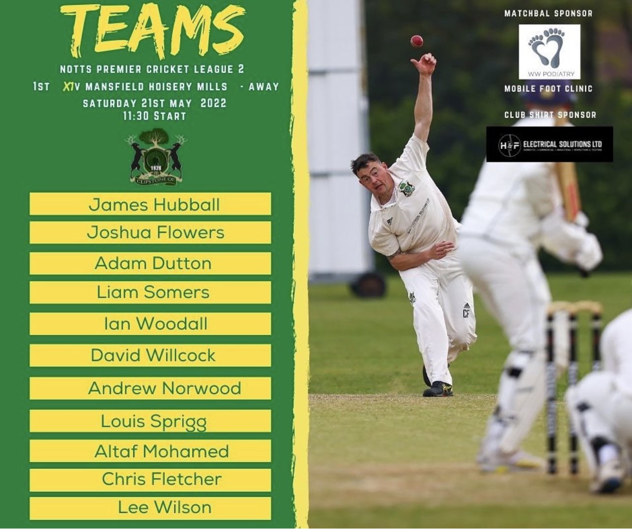 Clipstone Cricket Club on Twitter looking to bounce back this week updates