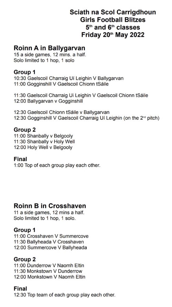 Sciath na Scol Carrigdhoun (@sciathc) on Twitter photo Best of luck to all the schools taking part in the <a href="/AllianzIreland/">Allianz Ireland</a> Sciath na Scol Carrigdhoun Girls Football Blitzes tomorrow <a href="/cnambnaisiunta/">Cumann na mBunscol</a> <a href="/sciathnascol/">Sciath na Scol</a> <a href="/MunGAABunscol/">Munster Cumann na mBunscol</a> <a href="/Carrigdhounnews/">Carrigdhoun Newpaper</a> Best of luck to all the schools taking part in the <a href="/AllianzIreland/">Allianz Ireland</a> Sciath na Scol Carrigdhoun Girls Football Blitzes tomorrow <a href="/cnambnaisiunta/">Cumann na mBunscol</a> <a href="/sciathnascol/">Sciath na Scol</a> <a href="/MunGAABunscol/">Munster Cumann na mBunscol</a> <a href="/Carrigdhounnews/">Carrigdhoun Newpaper</a>