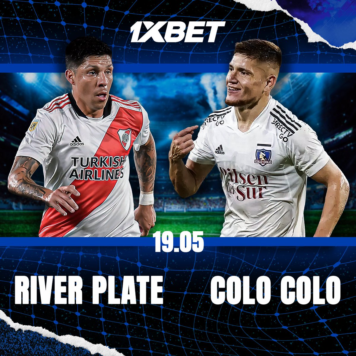 1xbet_chile's tweet photo. ⚡️El River abre las puertas del Estadio Monumental al Colo Colo, con el chance de consolidar su pase a la próxima ronda. El gran equipo va en la cima del Grupo F y está listo para avanzar a octavos. ¿Será esta su gran noche? 🤑🔥

#riverplate #colocolo https://t.co/qhvcN4MeME
