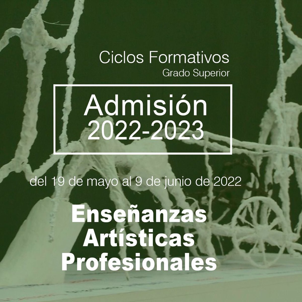 EASDzamora's tweet photo. Se abre el plazo de admisión para los Ciclos Formativos de Grado Superior de la EASD de Zamora.
Consulta toda la información en:
https://t.co/Iadx7OWmIq

#easdzamora #escueladearte #zamora #ciclosformativos https://t.co/njnM10G9fB