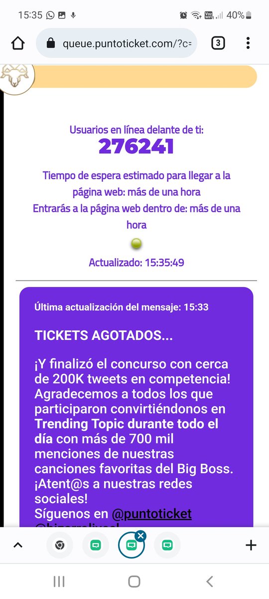 #EstoSeraLegendaddy
Se intentó......se volvió  a intentar......y así....... 
No, no se pudo no más, el sistema malísimo 😡😡
Felicitaciones  a los que se forraron y a los que se forrarán.........
Alfredo Alonso báñate con sal 😹😹😹😹😹 Twitter no te soltará en un buen rato 😹😹