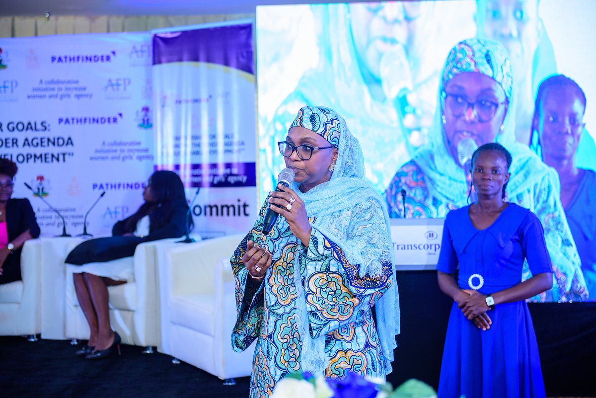 PathfinderInt's tweet image. Thank you to everyone who came to our @SheForumAfrica event in #Nigeria, which brought together representatives from Government, CSOs, development partners, members of the diplomatic community, youth &amp;amp; disability orgs, all committing to mainstream gender in Nigeria.

#iCommit