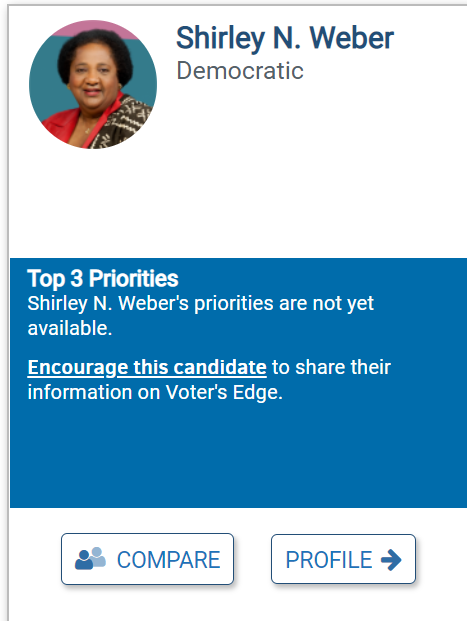 Voter's Edge tweet media