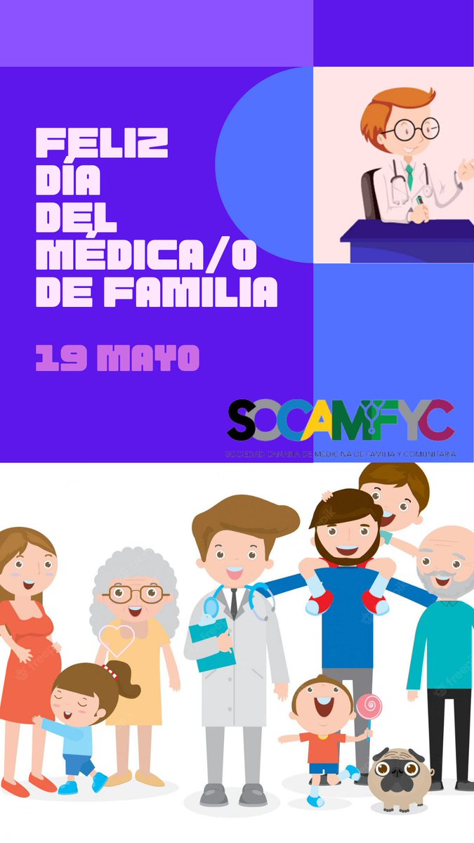 Acabantes de llegar a casa tras un gratificante día de consulta pero no nos vamos a ir a dormir sin felicitar  al gran colectivo humano y profesional al que pertenecemos. #yosoysocamfyc #medicodefamilia #medicadefamilia #buenasnoches 🩺🩹