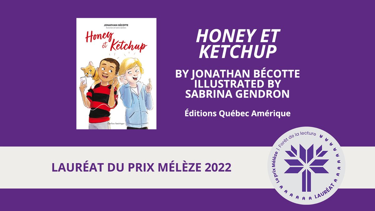 cbcbooks's tweet photo. Félicitations! Congratulations! To the Le prix Mélèze winner in today's @ForestofReading French-language awards ceremony. #foretdelalecture #forestofreading
https://t.co/5GKQ8k5Hoh https://t.co/UX55AbY9Bo