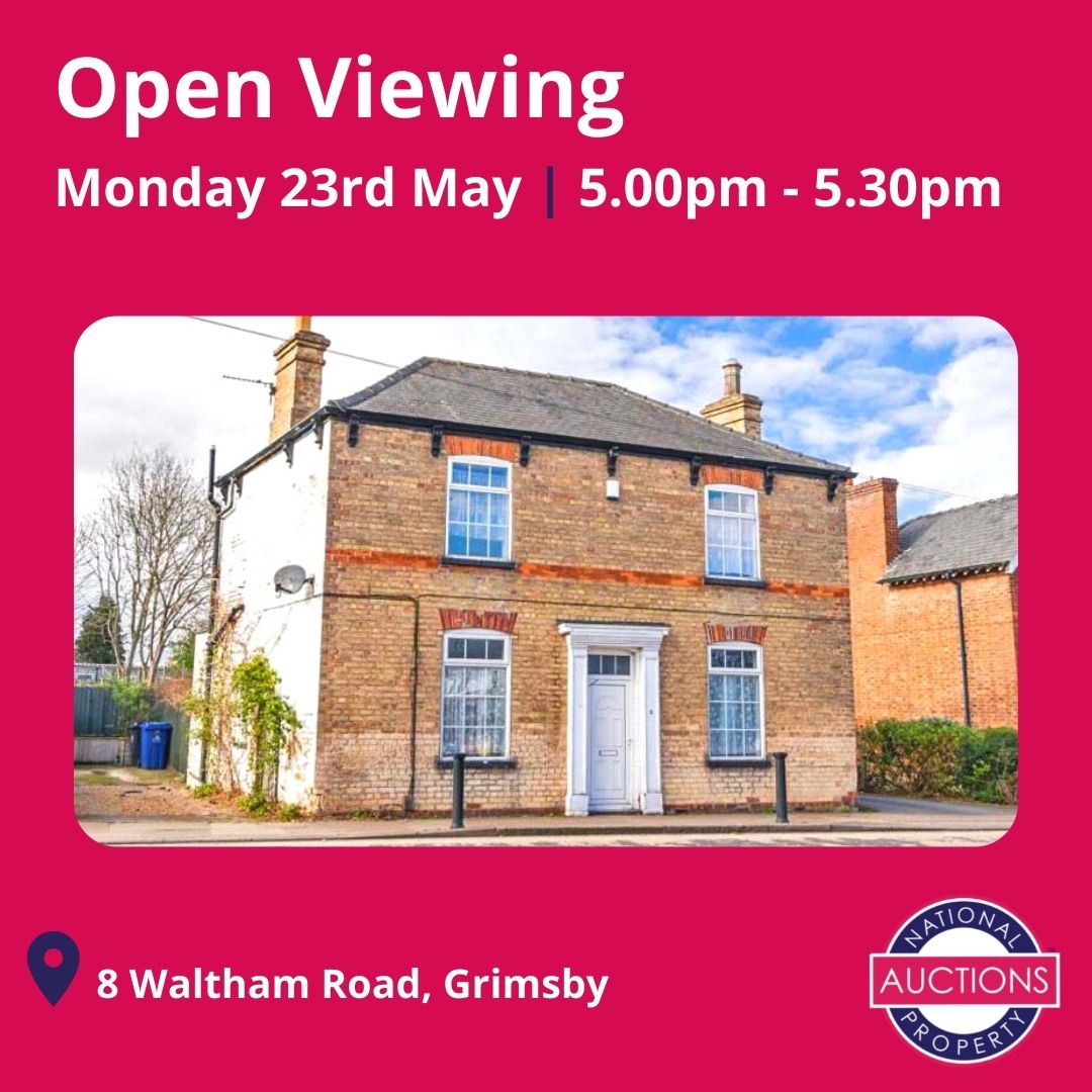 NP_Auctions's tweet photo. Fancy taking a look around this spacious 4 bedroom house in Grimsby?

Come along to our open viewing on Monday 23rd May from 5.00pm - 5.30pm.

 📍 8 Waltham Road, #Grimsby, #Lincolnshire
💷 Guide price: £195,000+

View more: https://t.co/rMJzGly3si https://t.co/Ed32hDVE3L