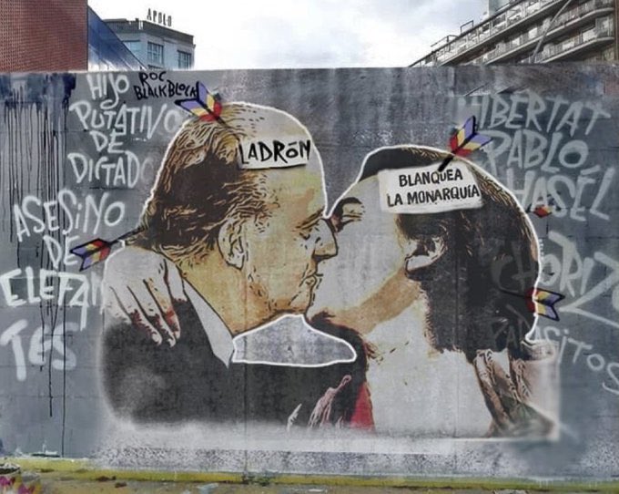 El mural de la campanya…