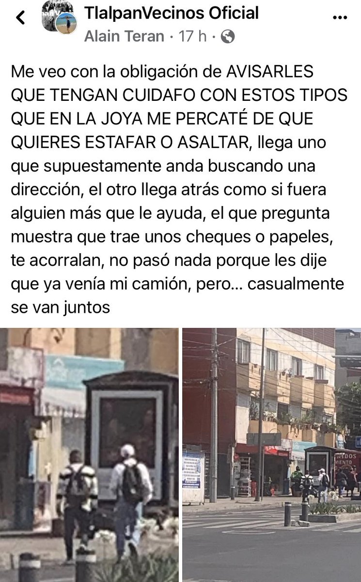 TlalpanVecinos's tweet photo. ¡Tengan cuidado!
@UCS_GCDMX https://t.co/PQfCEDZvU9