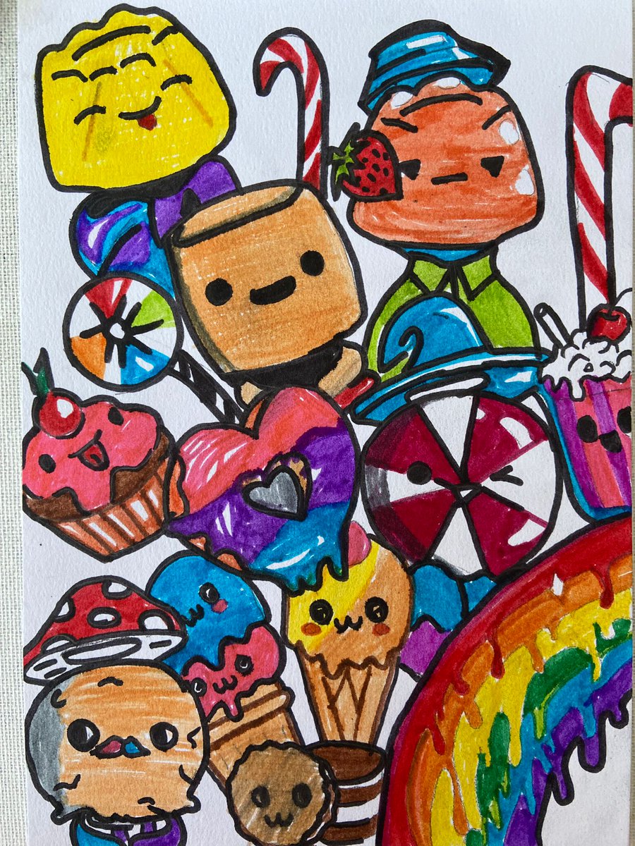 It is an honor for me to be in this project. and I am happy to present you my fan art. I hope you will like it. I used my imagination.🍬

<a href="/TastiesNFT/">Tasties 🍬</a> @sio_paco @thecrumbleking