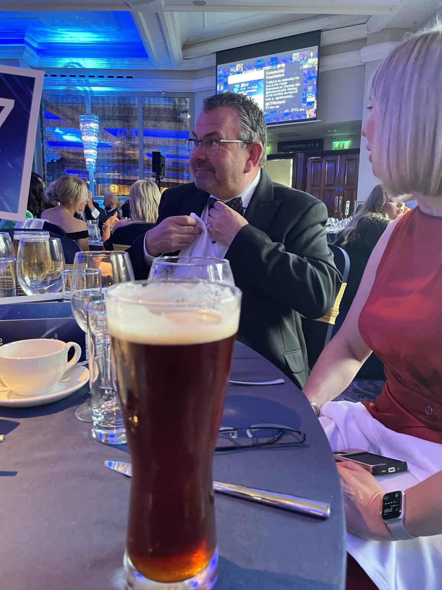 Family traditions broken he just bought us a drink.

#fbawards