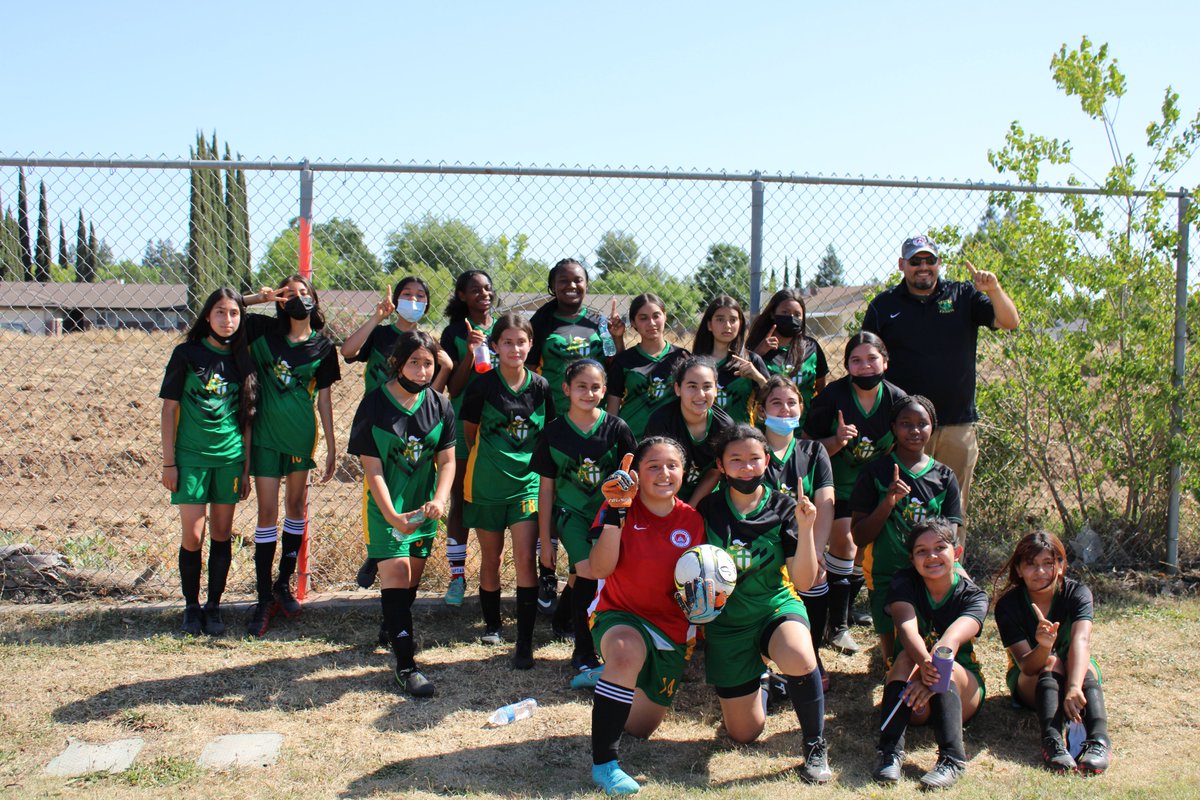 TwinRiversUSD's tweet photo. Congratulations to Smythe Academy Middle School’s boys and girls soccer teams and their coaches, Miguel Moreno and James Hodnett for their championships wins! This is the 1st Girl’s Soccer Championship in Smythe’s history and the 4th Boy's Soccer Championship in 6 years. ⚽️🏆 https://t.co/3LqG5xxLKl