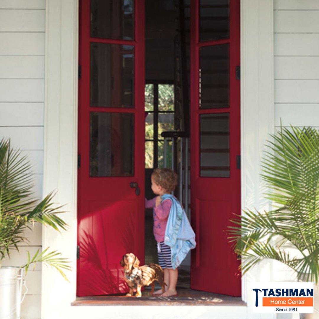 TashmanHardware's tweet image. Hot shots of red, yellow or orange are naturally warm and exuberant. Vivid accent colors make a strong design statement. Dutch Tulip GE-80, Aura Grand Entrance, High Gloss. Note: Dutch Tulip GE-80 is only available in Aura Grand Entrance paint. #BenMoore #paint #bold #Tashmans