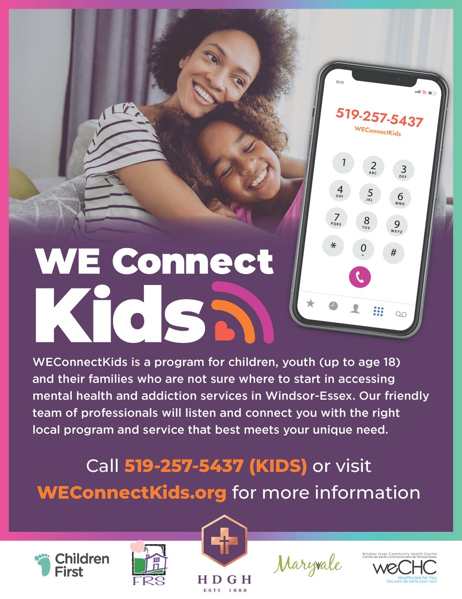 MaryvaleCentre's tweet photo. Let's get connected! It's important to know who to connect with.
#weconnectkids #childrensmentalhealth #stigma @StigmaEnigma24 https://t.co/mX4VVMeUq7