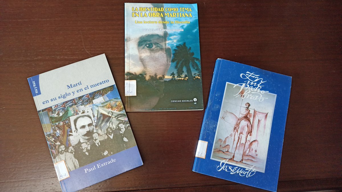 #19DeMayo 
Este año conmemoramos el 127 aniversario de la caída en combate de #JoséMartí, nuestro Apóstol Nacional.
Su pensamiento se mantiene vigente y su obra se consulta con frecuencia.
Nuestro homenaje a él con los siguientes títulos que les proponemos leer.