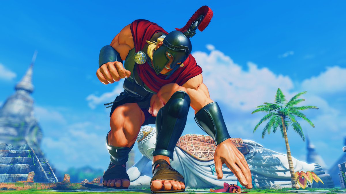 leomon32's tweet photo. David vs Goliath? Roman Soldier mod for Ken by @xHECZx_SFV_MODS #StreetFighter #StreetFighterV #sfvfallupdate #Ken #Dan #capcom #Roman #giant #sf5 #sizetwitter https://t.co/ozzfUslbIk