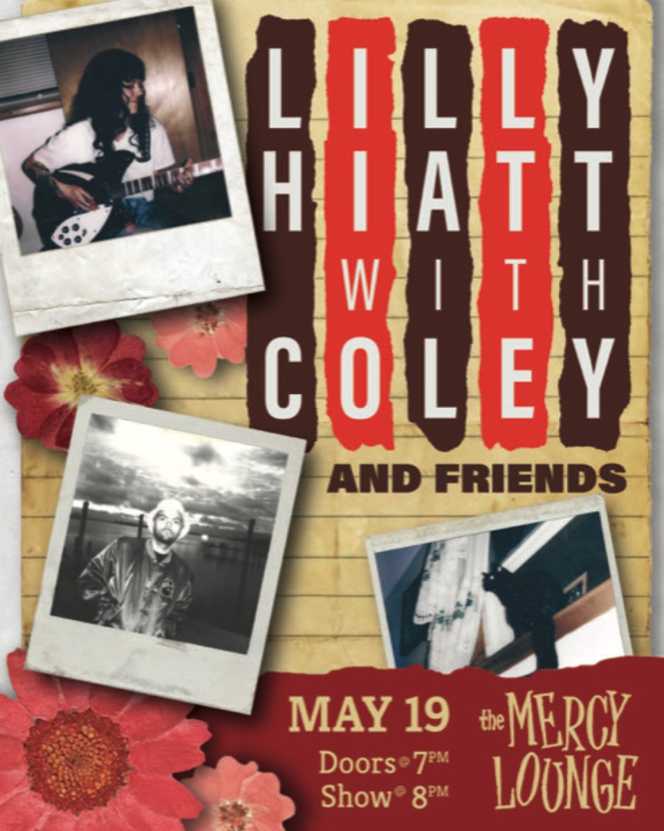 The final show at the Mercy Lounge complex is tonight. Lilly Hiatt with Coley and some very special guests. Come enjoy live music with us one more time. Tickets on sale at bit.ly/38wScDr or at the door ❤️💙💛