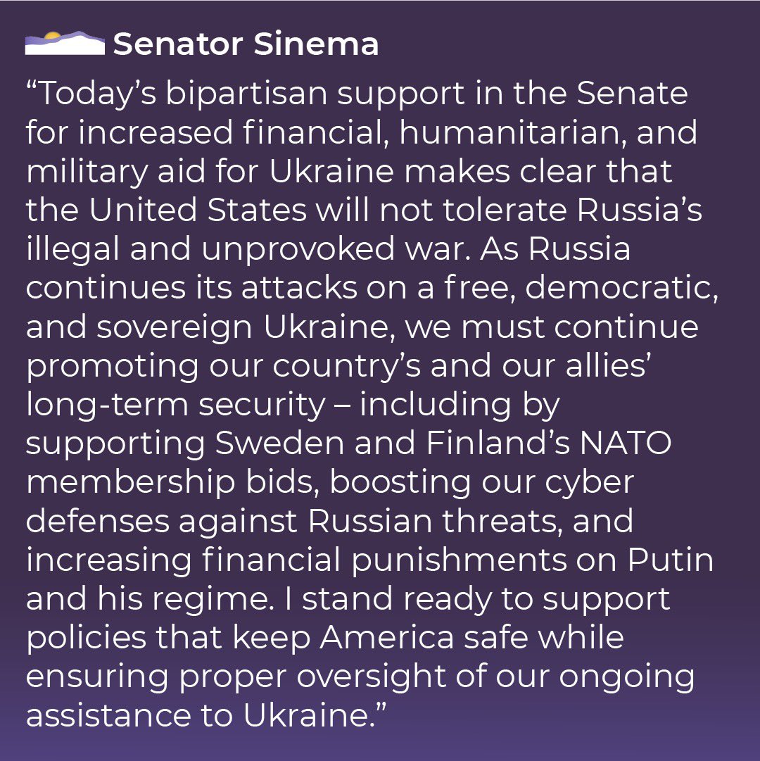 Statement on Increased Aid for Ukraine