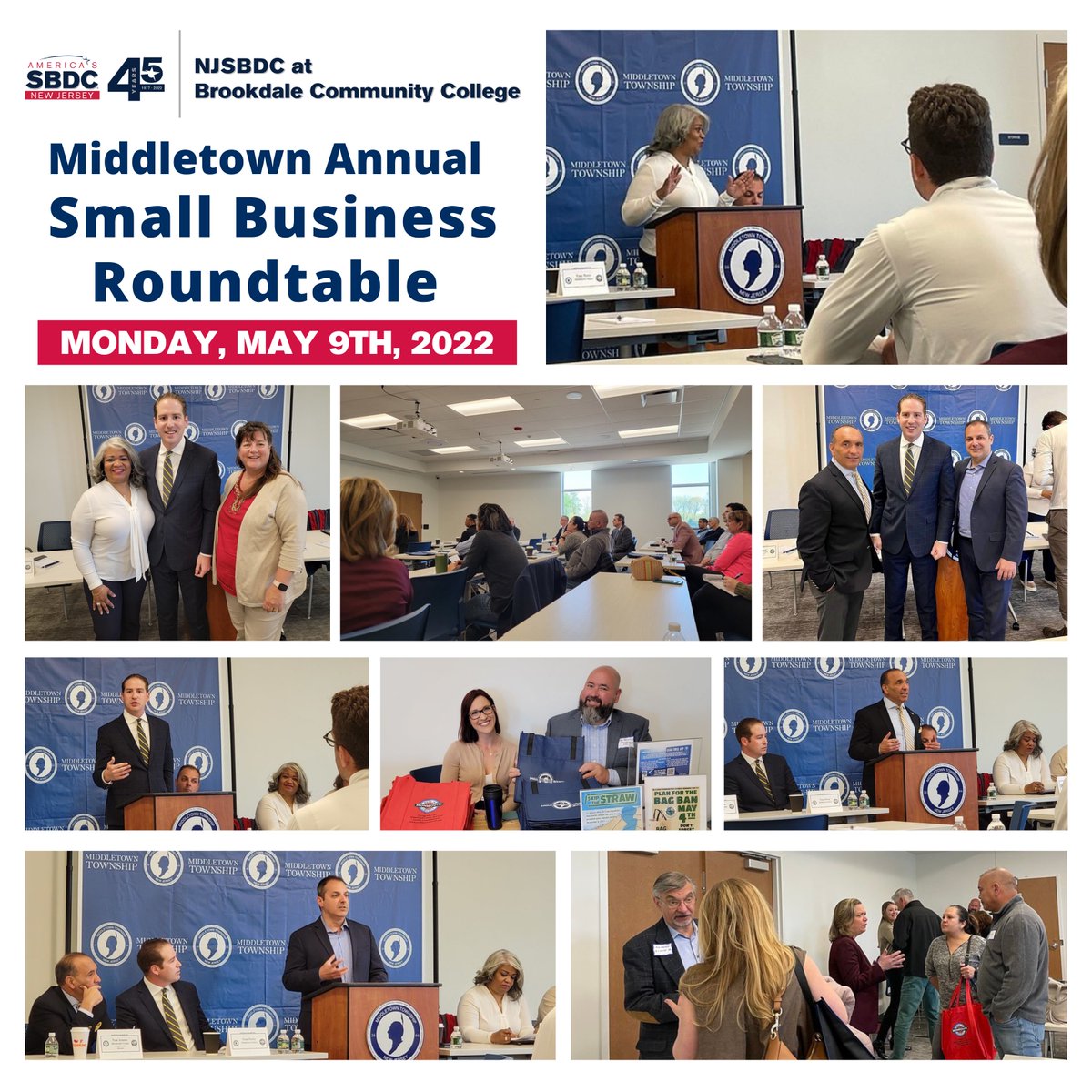 It was great being able to take part in the Middletown Annual Small Business Roundtable this month!

This free event was open to everybody in our community. We are so proud of all of the small business owners who help create such a strong sense of community in Middletown, #NJ