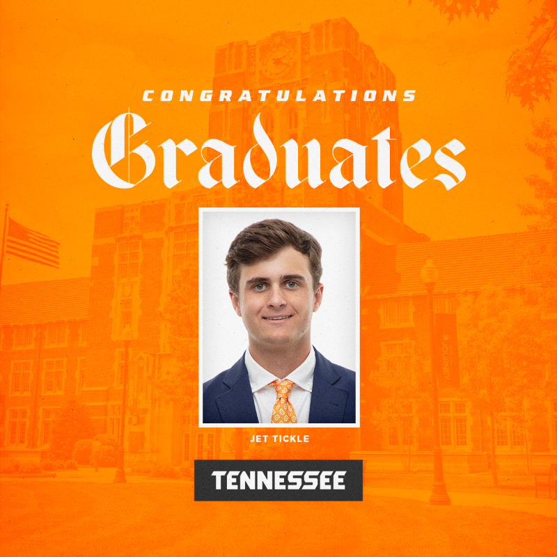 Vol_Golf's tweet photo. 🎓 𝐕𝐨𝐥𝐬 𝐅𝐨𝐫 𝐋𝐢𝐟𝐞 🎓

Four of our guys are set to graduate from @UTKnoxville this weekend ⤵️
• @JakeT_Hall
• @brycelewis0
• @jettickle
• @wunterholcott (Master's)