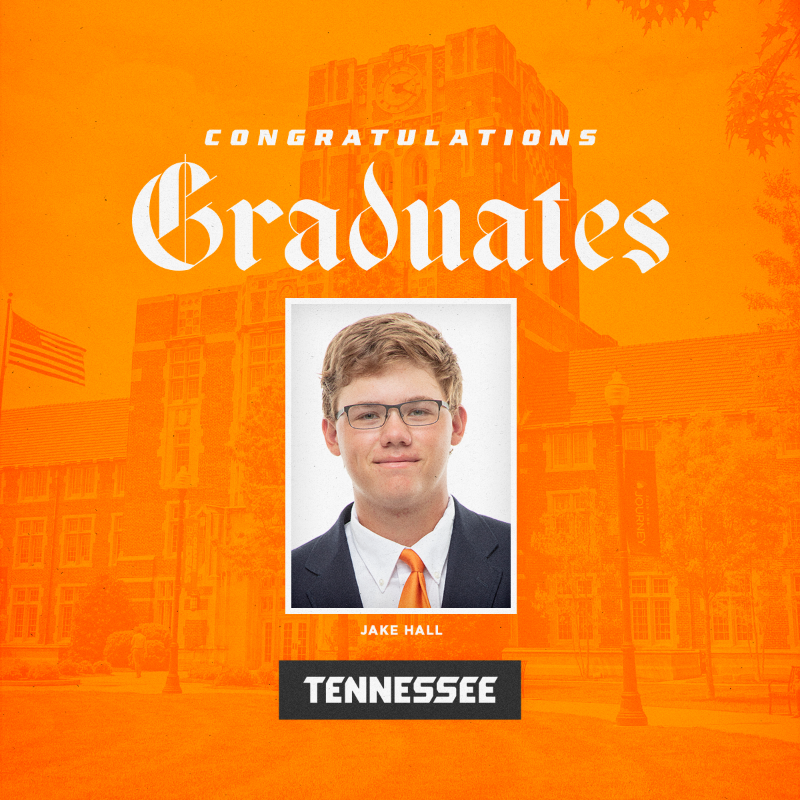 Vol_Golf's tweet photo. 🎓 𝐕𝐨𝐥𝐬 𝐅𝐨𝐫 𝐋𝐢𝐟𝐞 🎓

Four of our guys are set to graduate from @UTKnoxville this weekend ⤵️
• @JakeT_Hall
• @brycelewis0
• @jettickle
• @wunterholcott (Master's)