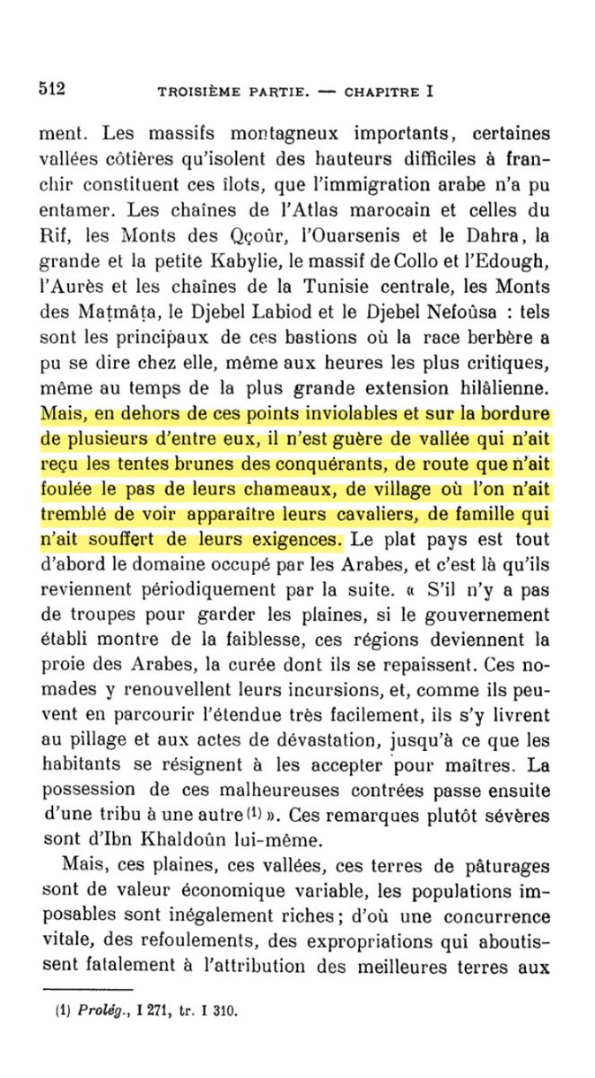 AlMutazAlMudari's tweet photo. ❝ En dehors de ces points inviolables et sur la bordure de plusieurs d’entre eux, il n’est guère de vallée qui n’ait reçu les tentes brunes des conquérants, de route que n’ait foulée le pas de leurs chameaux, de village où l’on n’ait tremblé de voir apparaître leurs cavaliers ❞ https://t.co/PrTLq1ypHV