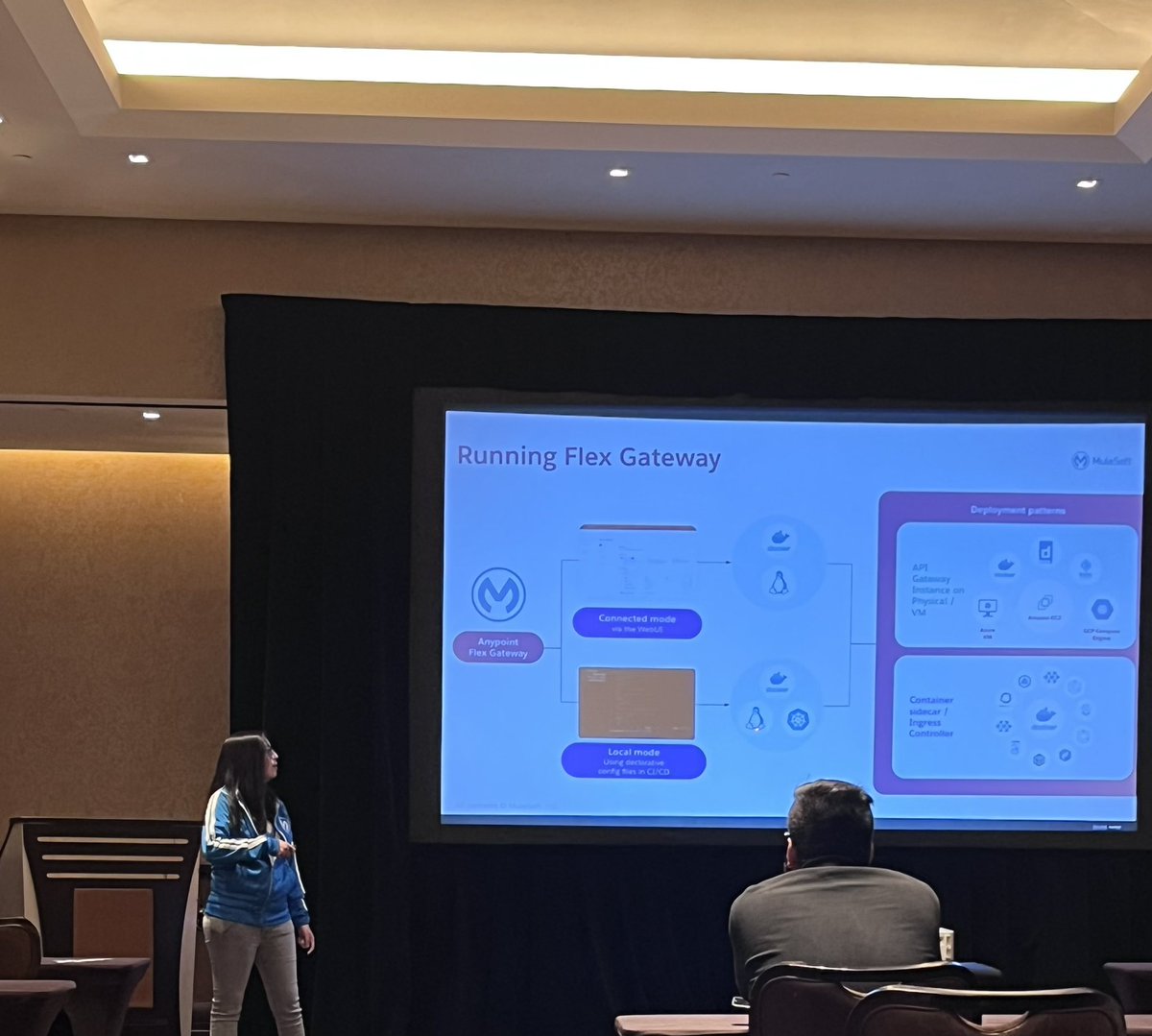 blackgirlbytes's tweet photo. Learning how to manage multiple API gateways at #futurehack with @DevAlexMartinez 👏🏿 👏🏿 👏🏿 

Killing it ..I really liked the pet business example https://t.co/JiBvXX1dl1