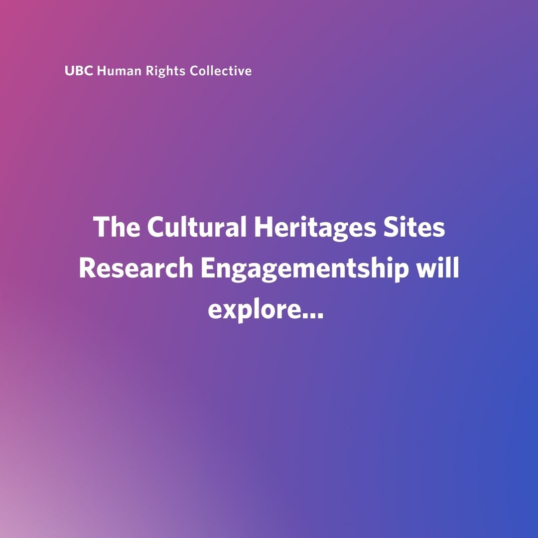 UBC_SAR's tweet photo. Interested in exploring these questions and more in the Canadian context? Apply for the Cultural Heritage Sites Engagementships now: https://t.co/oopPzRQPUh 
📆Deadline is this Sunday, May 22 at 11:59pm PST https://t.co/ATvx4iWhiZ