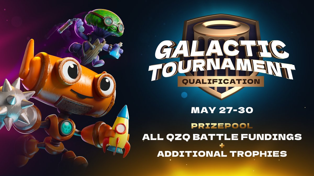 ⚔️We are thrilled to announce the first ever #P2E #Metaverse Galactic Tournament Qualification!🤖🍄

👉 game.battleverse.io 👈

🚀Start: May 27, 16:00 UTC
🎬Finish: May 30, 16:00 UTC

👀Details here: medium.com/@battleverse/b…

🎁Celebration #Airdrop: 👇
medium.com/@battleverse/b…