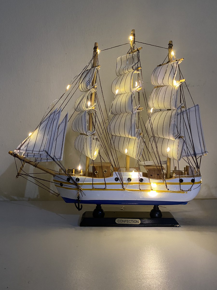 hanamcollection's tweet photo. Lightning ship 

Stunning piece of decor for your space or gift for your loved ones. 

Available in different sizes

Medium (20cm)- N14,000
Large (30cm)- N19,000
Extra large (40cm)- N24,000

Check thread for more
#decorpieceinabuja #homedecor #gifts #interiordesigninabuja #ship https://t.co/Tt7dmXlB8k