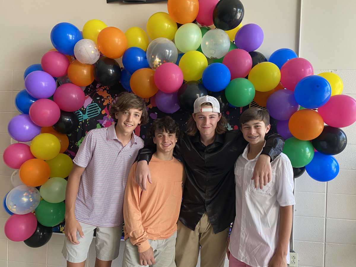 First Annual 8th Grade dance! (We have staff who have been here 18 years and no one recalls an 8 grade dance.)